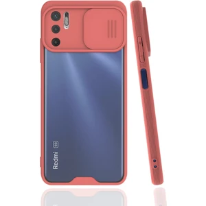 Xiaomi Poco M3 Pro Kılıf Platin Kamera Koruma Silikon - Pembe