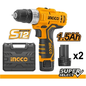 Site Hırdavat Ingco CDLI1232E Li-Ion 12V 1.5AH Akülü Darbeli Matkap