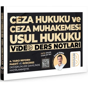 Benim Hocam Yayınları  KPSS A Grubu Ceza Hukuku ve Ceza Muhakemesi Usul Hukuku Video Ders Notları