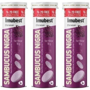 Imubest Sambucus Nigra 24 Effervesan Tablet 3 Kutu