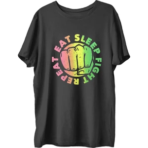 Top Glory Eatsleepx Baskılı Penye Boks  Sporcu T-Shirt
