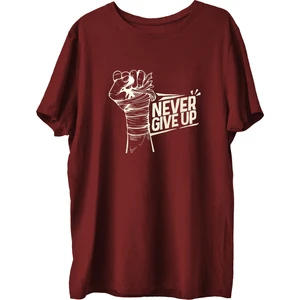 Top Glory Ngu Baskılı Penye Boks  Sporcu T-Shirt