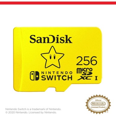 Sandisk 256GB Nintendo Switch Lisanslı Hafıza Kartı Mario Fiyatı