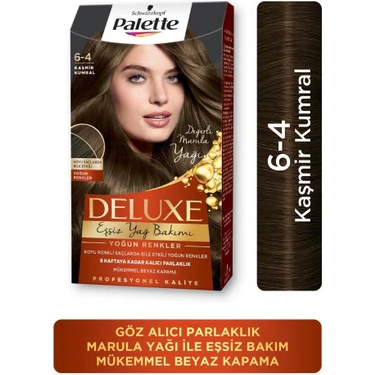 Schwarzkopf Palette Deluxe Yoğun Renkler 6-4 Kaşmir Kumral Saç