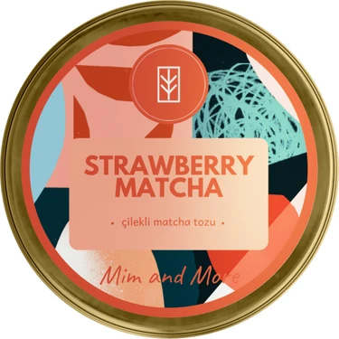 Mim and More Strawberry Matcha-Çilekli