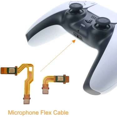 Sony Playstation 5 Ps5 Kol Için 1 Çift Mikrofon Flex
