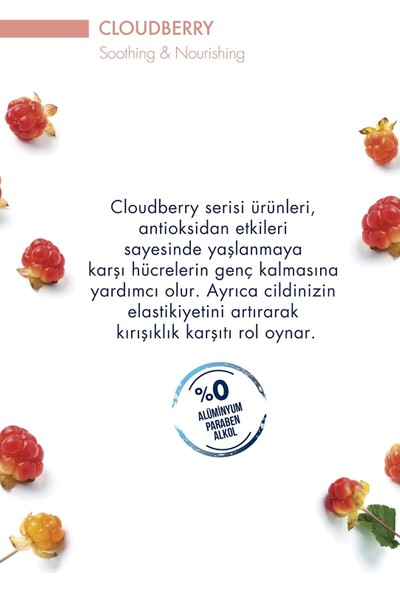 Celenes Cloudberry Kuru ve Hassas Ciltler Için Yüz Temizleme Seti