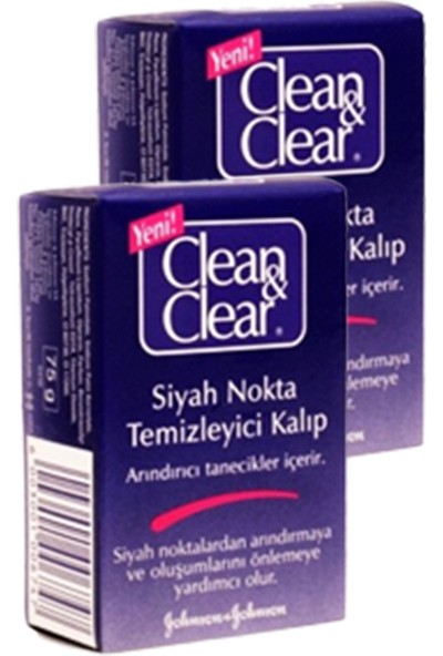 Clean&Clear Siyah Nokta Temizleyici Sabun 75 G 2'li Set