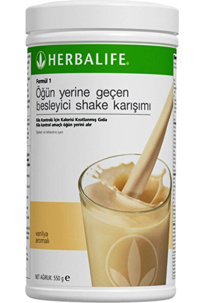 Herbalife Formül 1 Öğün Yerine Geçen Besleyici Shake Karışımı Vanilya 550 gr