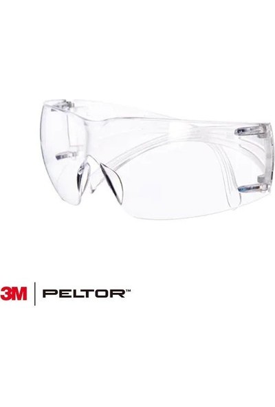 Peltor 3m Securefit 201 Şeffaf Atış Gözlüğü
