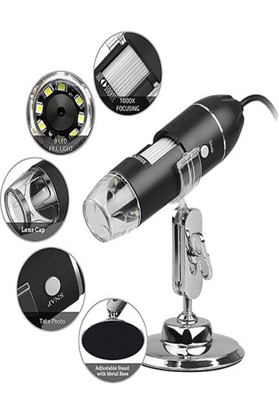 Molıx Hytech HY-XWK20 USB LED Işıklı Mikroskop Kamera