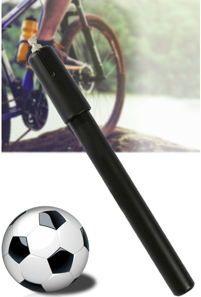 Real ÖZS-1112 Mini Taşınabilir Bisiklet Hava Pompası Bisiklet Lastiği Şişirme 1410 Siyah