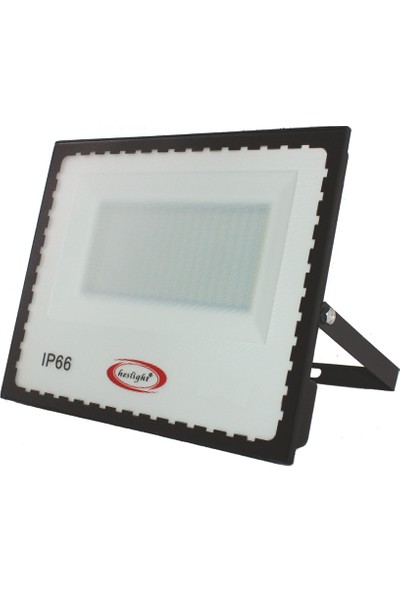 Heslight HS751/1 20W Smd LED Projektör Slım Kasa 6500K Beyaz Işık Su Geçirmez Alüminyum Kasa IP66