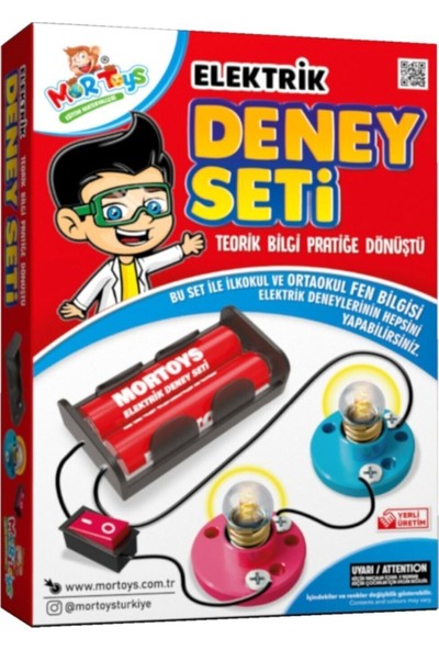 Mor Toys 3' Lü Deney Seti, Elektrik, Motor, Solar Motor Deney Setleri