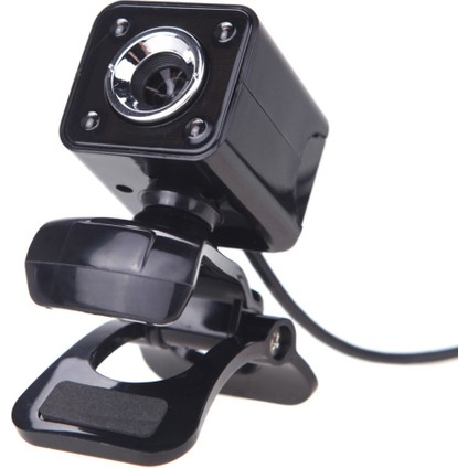 360 Derece Dönebilen A862 480P Webcam: Kablo Uzunluğu: 1.4m -Siyah (Yurt Dışından)
