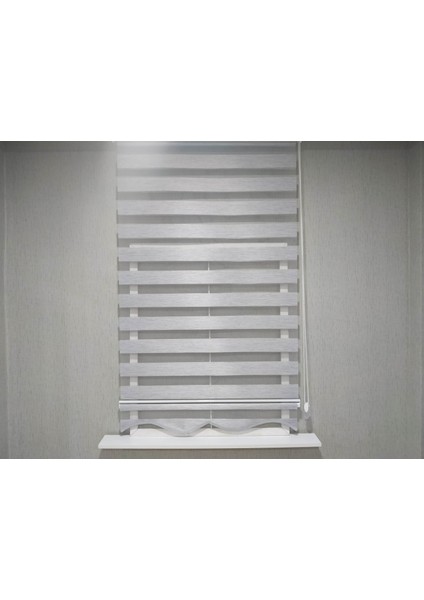 Dilimli Soft Bamboo Gri Zebra Perde fiyatları