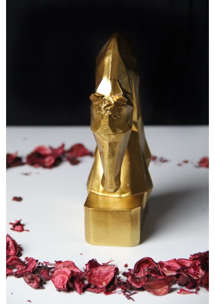 Gold Dekoratif At Başı Kübik Hediyelik Biblo fiyatları