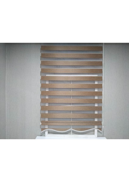 Dilimli Soft Bamboo Kahverengi Zebra Perde fiyatları