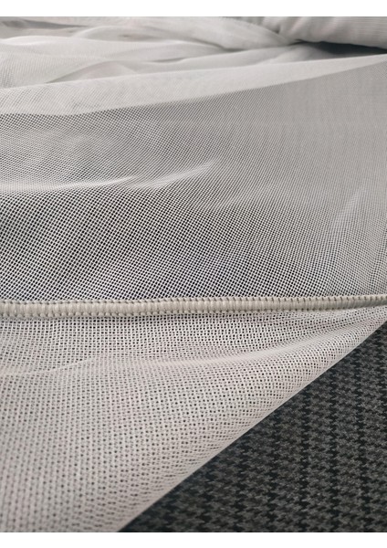 Tül Perde Düz Dökümlü Modern Tül Perde -Açık Gri indirimleri