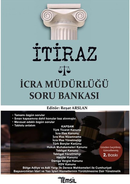 Itiraz Icra Müdürlüğü Soru Bankası - Reşat Arslan