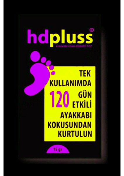 Asker Paketi Hdpluss Ayak Kokusu Önleyici Toz 120 Gün Etkili 12 Paket