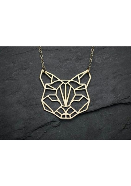 Kadın 925 Ayar Gümüş Özel Tasarım Gold Koala Kolye