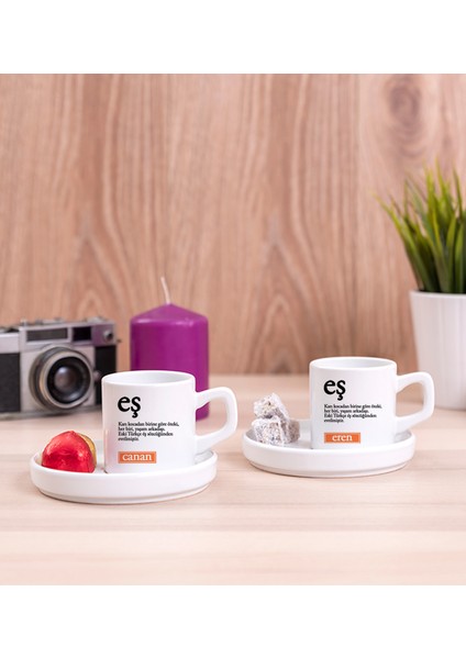 Kişiye Özel Eş Kelime Anlamı Ikili Concept Türk Kahvesi Fincanı