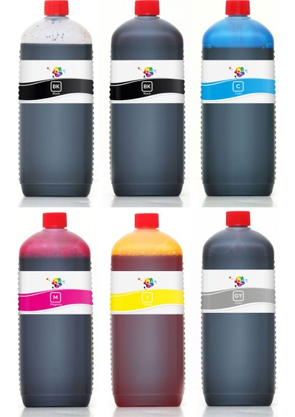 Canon Pgı 850XL Clı 851XL Kartuş Mürekkebi 6 Renk Pro Serisi 1000ML Mürekkep Seti