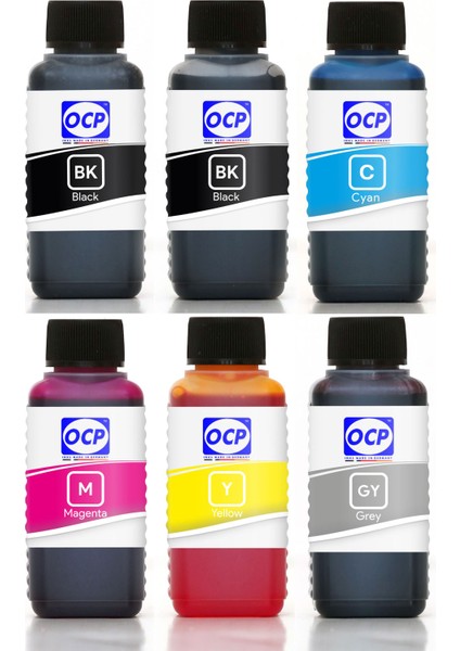 Canon Pixma TS8352 Yazıcı Uyumlu Kartuş Mürekkebi 100ML Mürekkep Seti