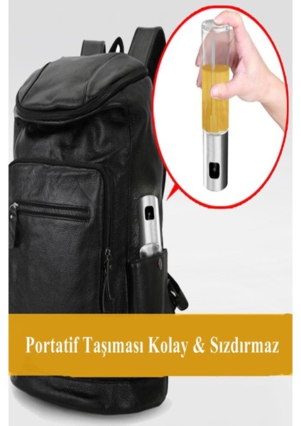Portatif Şık Tasarımlı Parfüm Dezenfektan Kolonya Şişesi Cam Sprey 100 ml