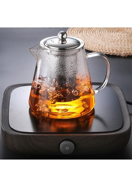 Isıya Dayanıklı Yüksek Borosilikat Cam Çaydanlık Paslanmaz Çelik Filtre Ofis Çay Demlik Pot Oolong Puer Su Isıtıcısı Kahve Makinesi | Çaydanlıklar (Yurt Dışından) modelleri