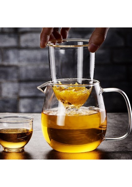 Isıya Dayanıklı Cam Demlik Çay Pot Kung Fu Çay Seti Puer Su Isıtıcısı Kahve Cam Makinesi Uygun Ofis Çay Setleri 500Ml | Çaydanlıklar (Yurt Dışından) modelleri