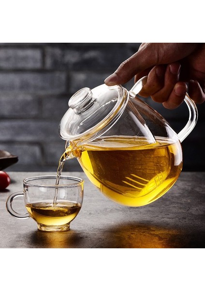 Isıya Dayanıklı Cam Demlik Çay Pot Kung Fu Çay Seti Puer Su Isıtıcısı Kahve Cam Makinesi Uygun Ofis Çay Setleri 500Ml | Çaydanlıklar (Yurt Dışından) fırsatları