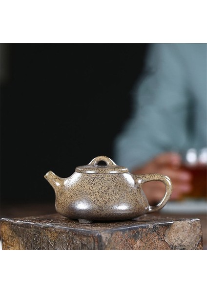 Yixing Retro Yakacak Odun Fırın Değişim Çay Potu Mor Kil Taş Scoop Çaydanlıklar El Yapımı Çay Seti Güzellik Su Isıtıcısı Özelleştirilmiş 200Ml | Çaydanlıklar (Yurt Dışından)