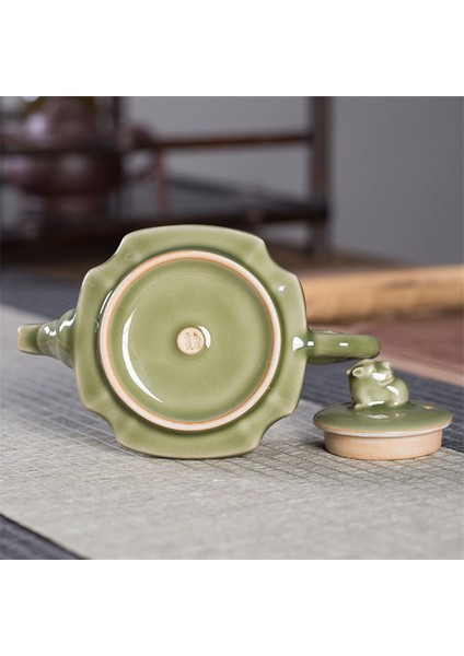 200Ml Longquan Celadon Çin Tarzı Archaize Sır Çaydanlık El Yapımı Küresel Filtre Çaydanlık Çin Kung Fu Kettle | Çaydanlıklar (Yurt Dışından)