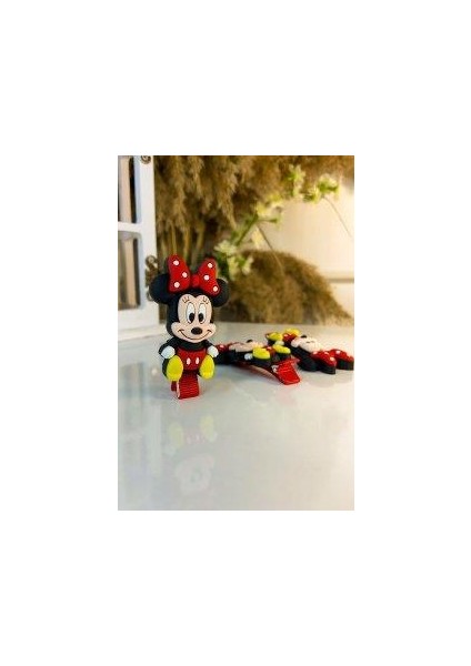 Büyük Minnie Mouse Pens Toka Kırmızı SBT650