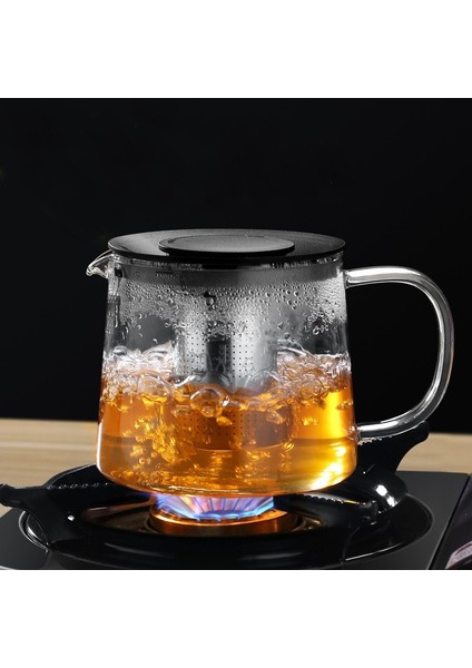 Ev Yüksek Borosilikat Cam Çaydanlık Filtre İle Yaratıcı Isıya Dayanıklı Ofis Çaydanlık Taşınabilir Şeffaf Isıtılabilir Su Isıtıcısı | Çaydanlıklar (Yurt Dışından)