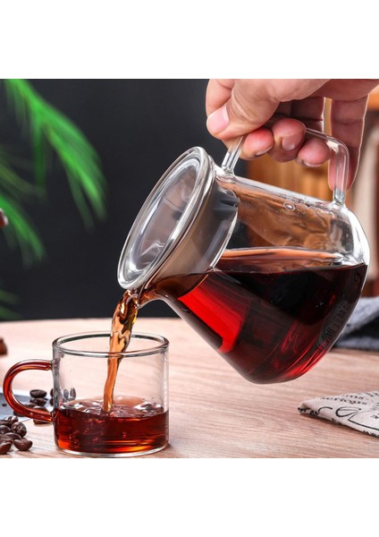 Borosilikat Cam Pot Kahve Makinesi Mutfak Fransız Kahvesi Basın Espresso Çay Makinesi | Çaydanlıklar (Yurt Dışından)