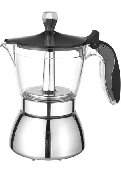 Moka Pot, 4 Fincan Stovetop Espresso Maker Küba Kahve Percolator Makinesi Premium Moka Italyan Espresso Kahve Makinesi | Kahve Tencereler (Yurt Dışından)