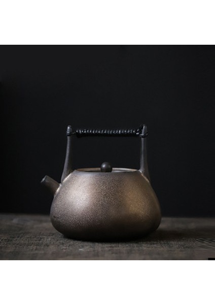 Stil Seramik Çaydanlık Retro Işın Pot Kungfu Çay Seti Çaydanlık Stoneware Gilt Çaydanlık Oolong Çay Kaynar Su Çaydanlık | Çaydanlıklar (Yurt Dışından)