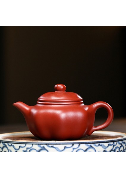 Büyük Kırmızı Çaydanlık Pürüzsüz Ve Slick Kung Fu Çay Tepesi | Çaydanlıklar (Yurt Dışından)