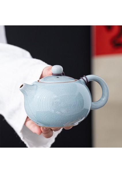 Ge Fırın Seramik Tek Pot El Yapımı Çin Tarzı Buz Çatlak Açılış Xi Shi Pot Ev Kung Fu Çaydanlık Yükseltmek | Çaydanlıklar (Yurt Dışından)