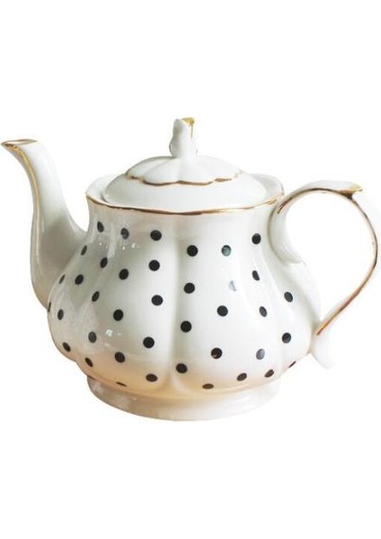 Ingiliz Öğleden Sonra Çay Seti Kemik Porselen Puan El Boyalı Altın Çaydanlık Yaratıcı Cezve Basit Su Pot | Çaydanlıklar (A) (Yurt Dışından)