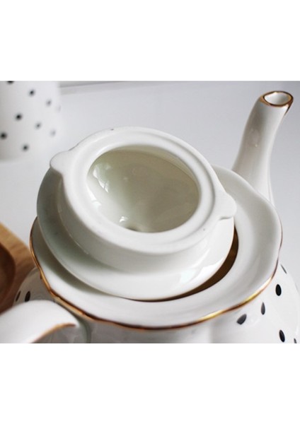 Ingiliz Öğleden Sonra Çay Seti Kemik Porselen Puan El Boyalı Altın Çaydanlık Yaratıcı Cezve Basit Su Pot | Çaydanlıklar (A) (Yurt Dışından) fırsatları