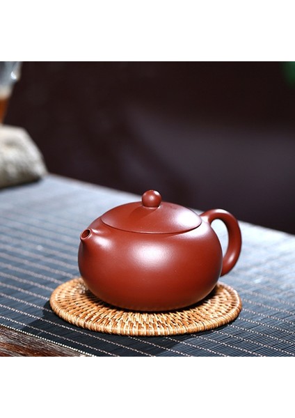 270Ml Yixing Mor Kil Çaydanlıklar Xishi Çay Potu Delik Filtresi Su Isıtıcısı Master El Yapımı Zisha Teaware Dahongpao Otantik | Çaydanlıklar (Yurt Dışından)