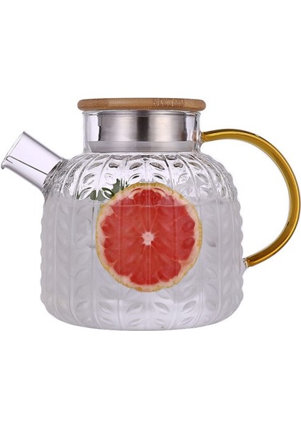 1.3L Çay Potu Çay Makinesi Cam Çaydanlık Çay Tencere Seti Büyük Şeffaf Borosilikat Cam Çaydanlık | Çaydanlıklar (Yurt Dışından)