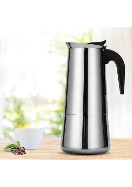 Italyan Kahve Makinesi Makinesi Moka Pot Paslanmaz Çelik Espresso Taşınabilir Latte Coffeeware Stopetop Cafe Aksesuarları Kafeterya | Kahve Kapları (Yurt Dışından)