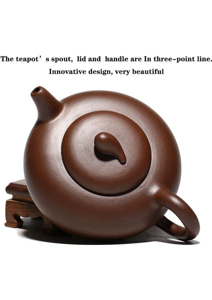 Yixing Mor Kil Çaydanlık Çin El Yapımı Kung Fu Zisha Tet Set Teaware 260Ml | Çaydanlıklar (Yurt Dışından)