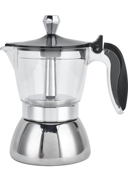 200 Ml Italyan Kahve Makinesi Pot Mocha Espresso Percolator Pot Moka Kahve Su Isıtıcısı Kafeterya Ev Açık Stopetop Cafe Aracı | Kahve Kapları (Yurt Dışından)
