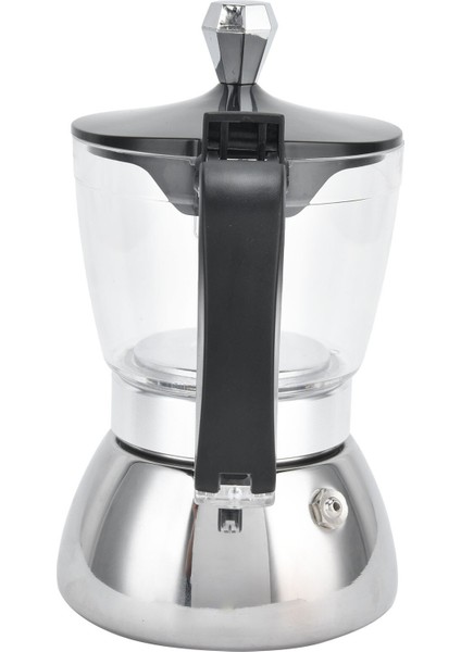 200 Ml Italyan Kahve Makinesi Pot Mocha Espresso Percolator Pot Moka Kahve Su Isıtıcısı Kafeterya Ev Açık Stopetop Cafe Aracı | Kahve Kapları (Yurt Dışından)